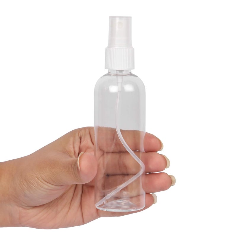 ASIAN AURA Asian Aura Plastic Transparent Multipurpose Spray Bottles For HomeTravelBeautyMakeupSanitizer100mlTransparentClear Bottle Empty Refillable Reusable Fine Mist Perfume Travel Spray Bottle  - Image 5