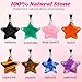 AugToy 24 Pack Star Necklace Set Valentines Day Cards for Kids School Valentine Cards for Kids Classroom for Boy Girl Party Favors natural stone necklace Crystal Gemstone Pendant Valentine Bulk Gifts - Image 4