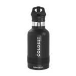 THE COLDEST WATER Coldest Insulated Water Bottle with Straw Lid - Stainless Steel Metal Insulated Bottle for Men & Women (Matte Black, 12 oz) - Image 4