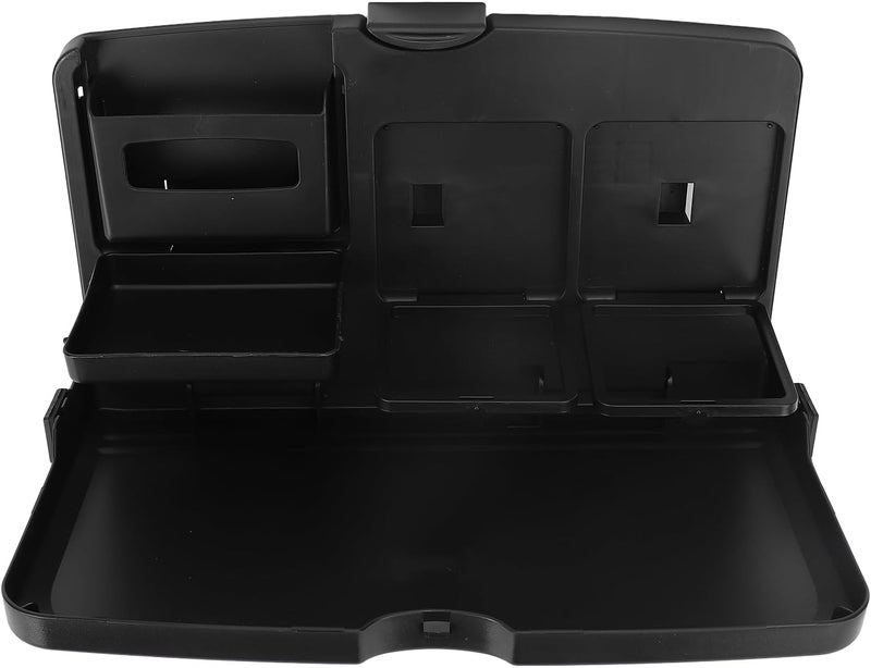 Car Foldable Travel Tray Portable Back Seat Table for Working Eating Suitable for Sedan SUV Bus MPV Made of ABS Material - Image 1