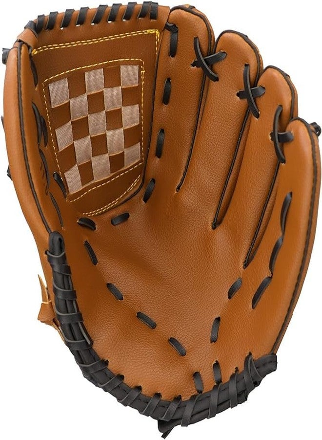 RedOak PU Synthetic Baseball and Softball Glove - Brown - 11.5 Inch - Image 2