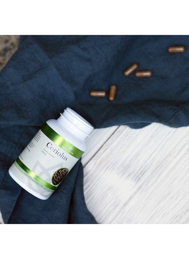 Nature Restore Coriolus Versicolor Mushroom Extract Supplement 30 Percent Polysaccharides Non Gmo Gluten Free 90 Capsules Original Turkey Tail Mushroom Supplement  - Image 5