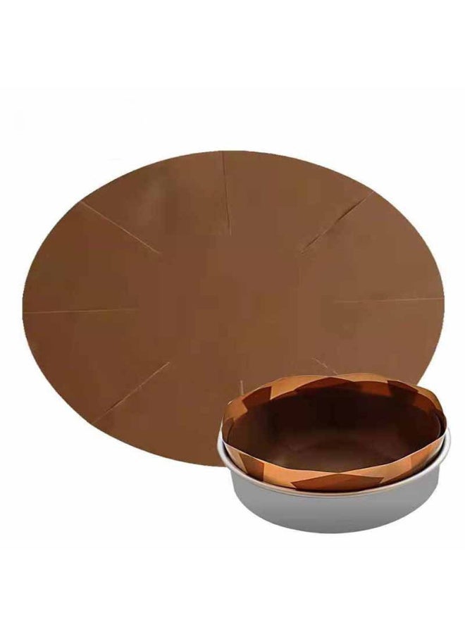 Generic - Round Anode Baking Oil Cloth Cake Bread Snowflake Crisp Non-stick High Temperature Resistant Cloth 6-inch To 8-inch Parts-Specifications:6 Inches 8 Equal Points ] - Image 1