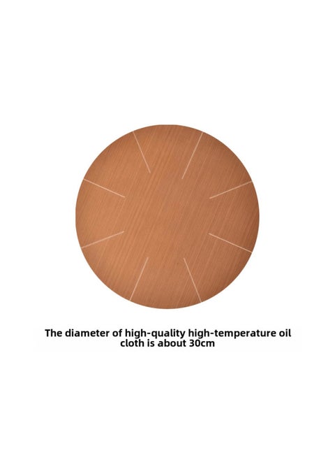 Round Anode Baking Oil Cloth Cake Bread Snowflake Crisp Non-stick High Temperature Resistant Cloth 6-inch To 8-inch Parts-Specifications:6 Inches 8 Equal Points ]