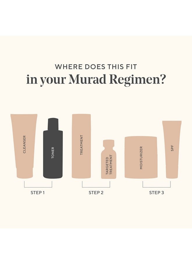 Murad Murad Clarifying Toner - Cleansing Facial Treatment Removes Excess Oil and Impurities - Witch Hazel, Grape Seed Extract and Vitamin E Skin Toner, 6 Fl Oz  - Image 5
