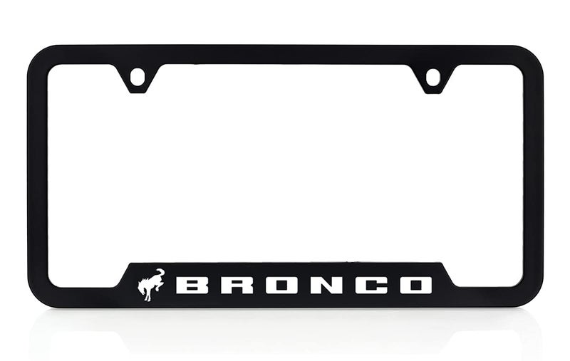 Ford Bronco UV Printed Plastic License Plate Frame