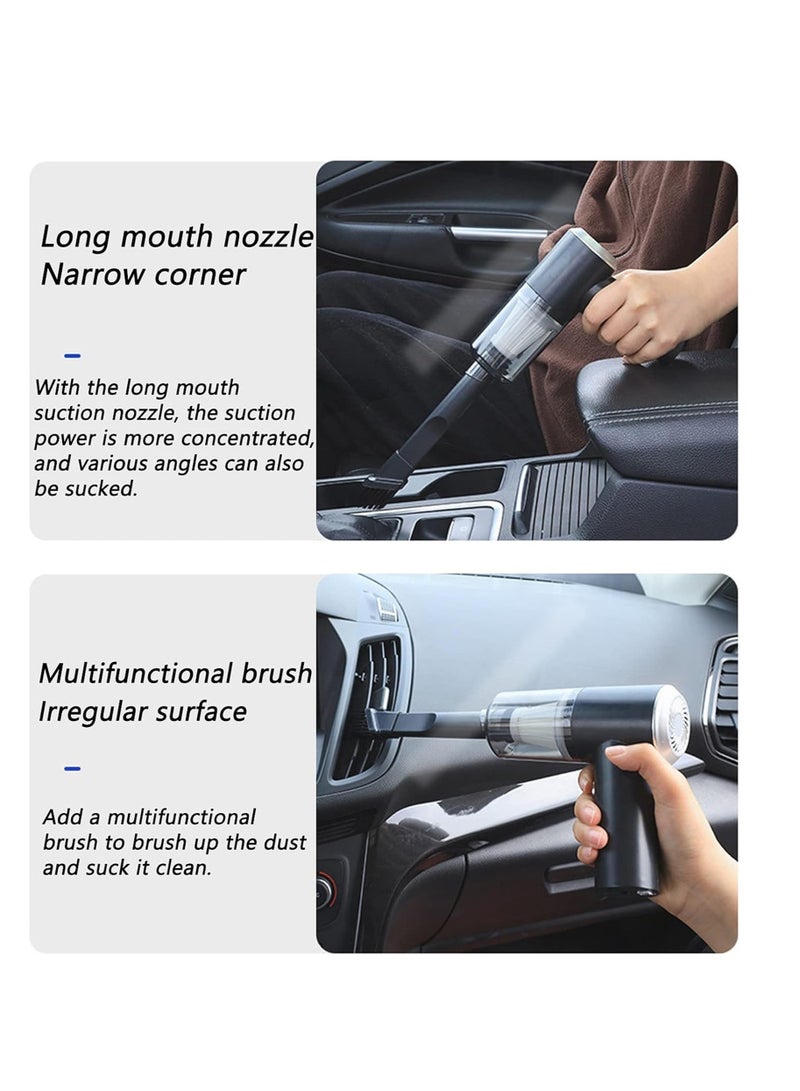 Mini USB Rechargeable Handheld Vacuum Cleaner for Keyboard, Laptop & Car