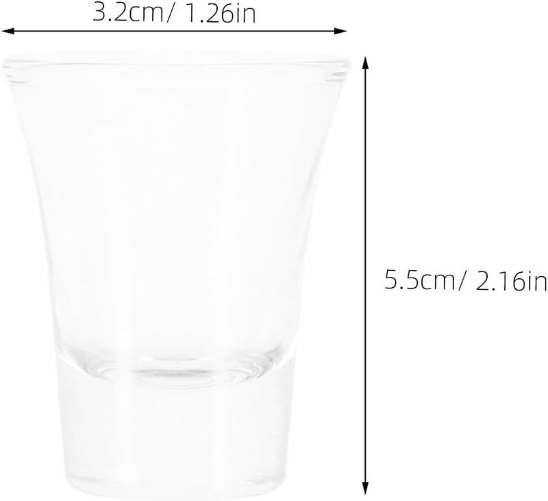 FUOYLOO 10pcs Vintage Glass Goblet Small Wine Cups 20ml Glass Chalices for Communion Wedding Party Dining - Image 2