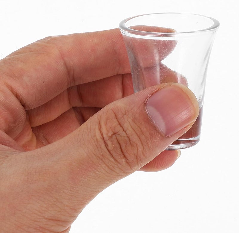 FUOYLOO 10pcs Vintage Glass Goblet Small Wine Cups 20ml Glass Chalices for Communion Wedding Party Dining - Image 4