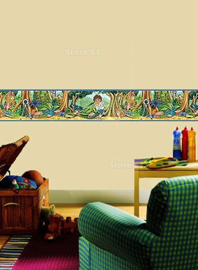 بوردرز آنليميتد ورق حائط ذاتي اللصق من Go Diego Go - Image 2
