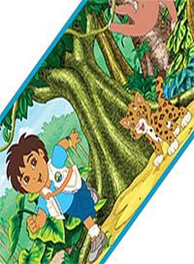 بوردرز آنليميتد ورق حائط ذاتي اللصق من Go Diego Go - Image 1