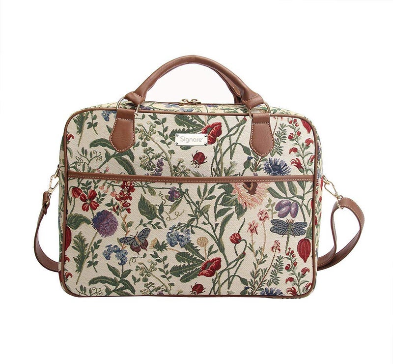 Signare Tapestry Laptop bag Computer Messenger bag Briefcase for Women with Garden Flower Design(CPU-MGD) - Image 1