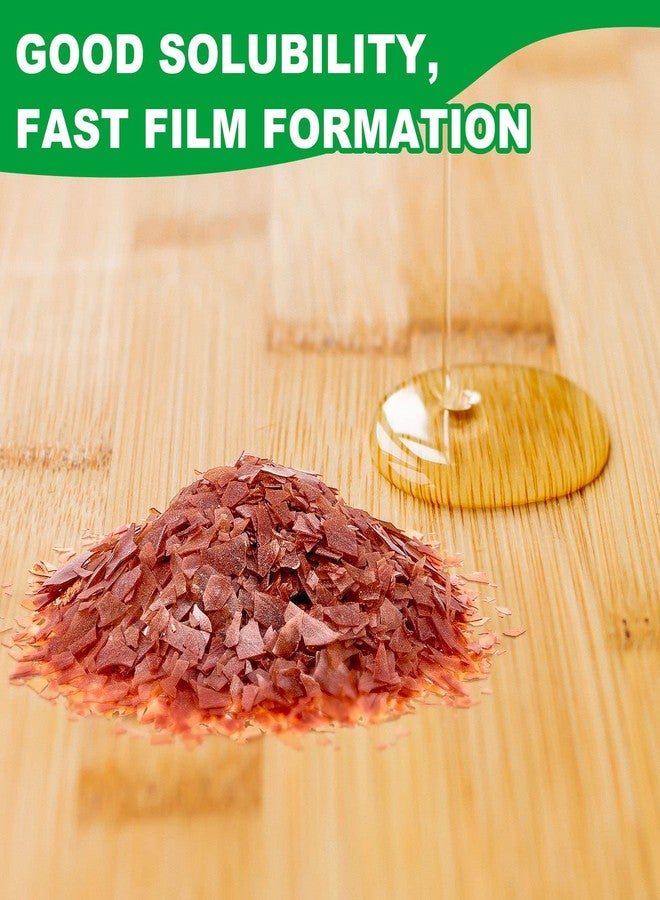 Fabbay1.1 Lb/ 17.6 oz Brown Shellac Flakes Shellac Finish for Home Wood Craft Decoration Household Painting Supplies - Image 4