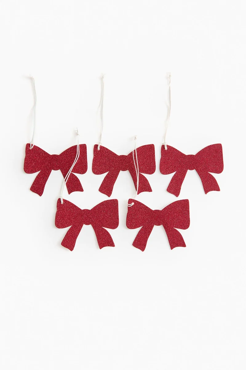 H&M 5-pack bow-shaped gift tags