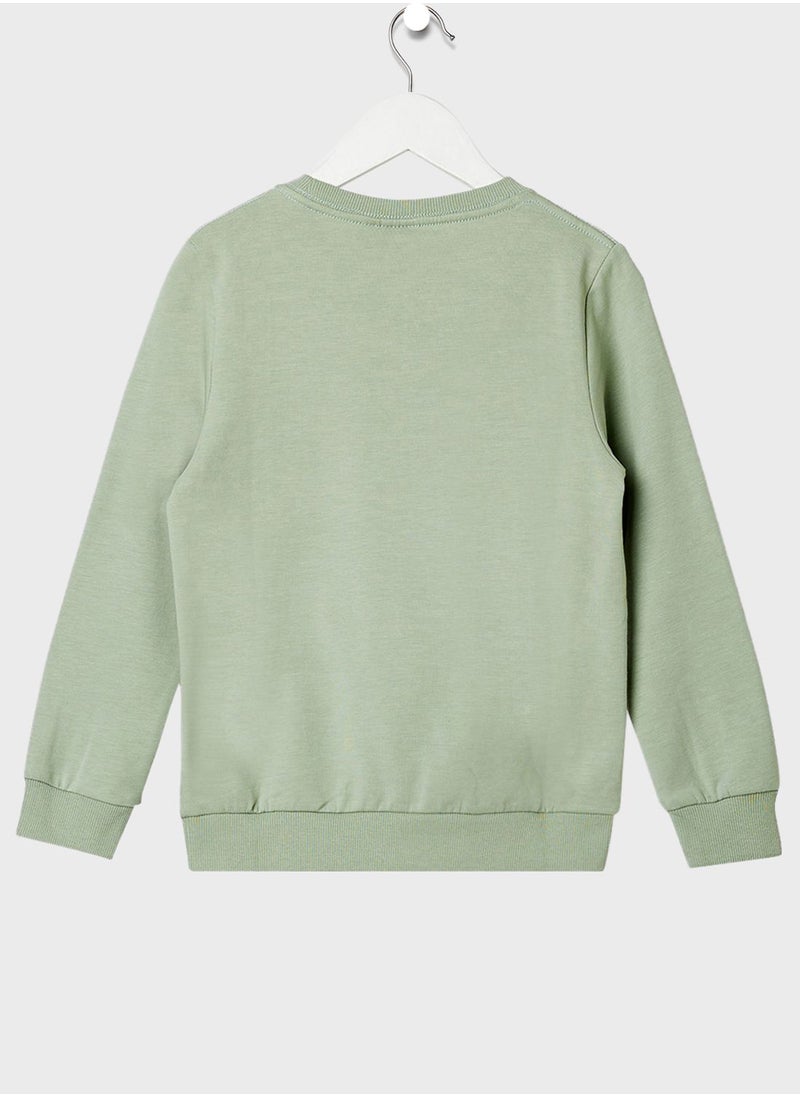 NAME IT - Kids Graphic Print Sweatshirt - Image 1