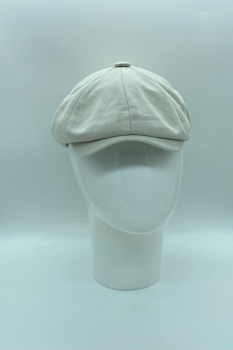 BE Hoope Summer Linen British Style 8-Piece Peaky Blinders Cap Hat  - Image 2