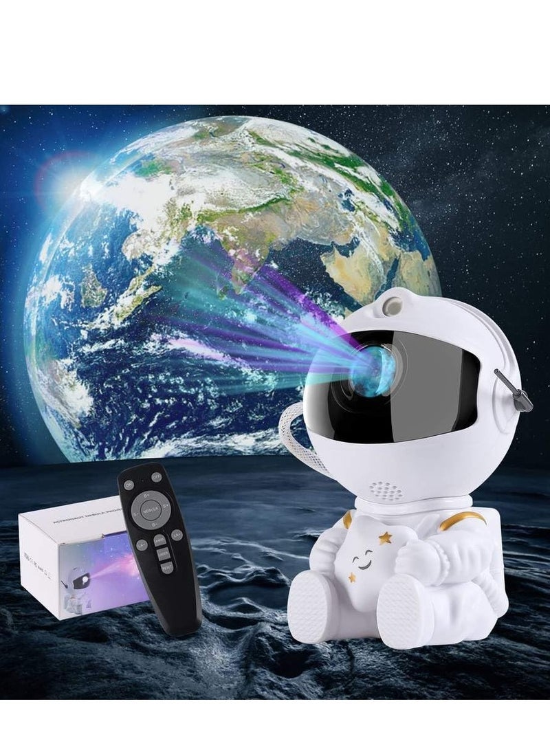 Star Projector Night Light with Timer, Remote Control, 360°Adjustable Design, Astronaut Nebula Galaxy Night Light Projector for Gift Children Adults Baby Bedroom, Party, Game Room (Galaxy 2) - Image 5