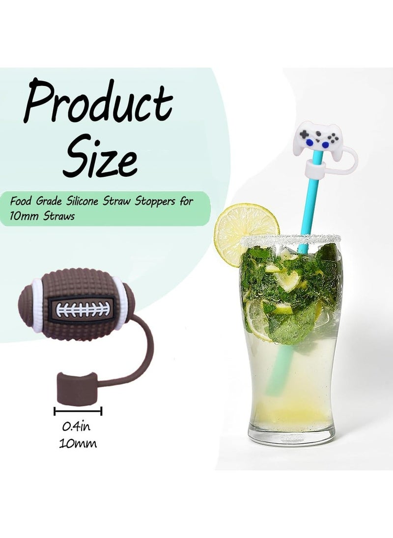 Oasisgalore 6Pcs Silicone Straw Caps - Dust-Proof Protectors for Stanley Cup 30 & 40 Oz Tumblers  - Image 2
