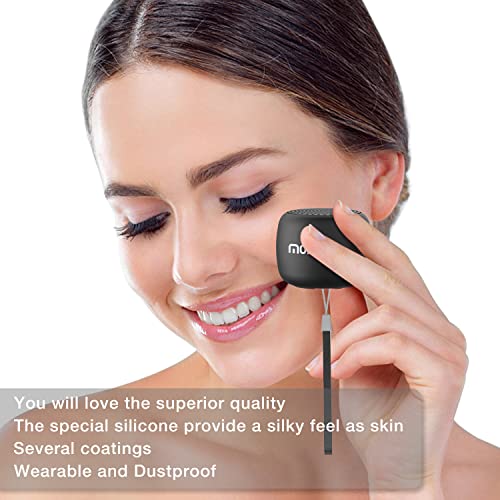 MOMOHO Mini Bluetooth Speaker Wireless Small Bluetooth Speaker with Built in Mic,TWS Portable for Travel Party Gift Outdoor Laptop (Black) - Image 4