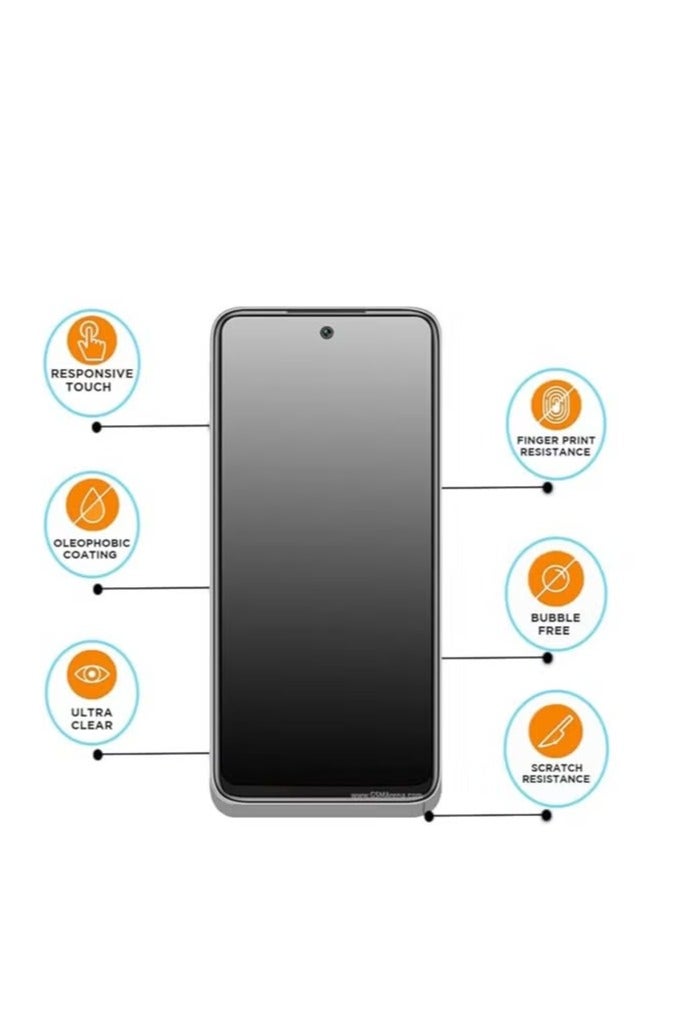 أوميكسبرو واقي شاشة الخصوصية لهاتف Samsung Galaxy A16، قطعتان، مضاد للتجسس، مضاد للخدش، تغطية كاملة، طبقة ناعمة من مادة TPU، سيراميك، مرن، لمسة نهائية غير لامعة، ليس زجاجًا مقاومًا للخدش، Galaxy A16 5G - Image 3