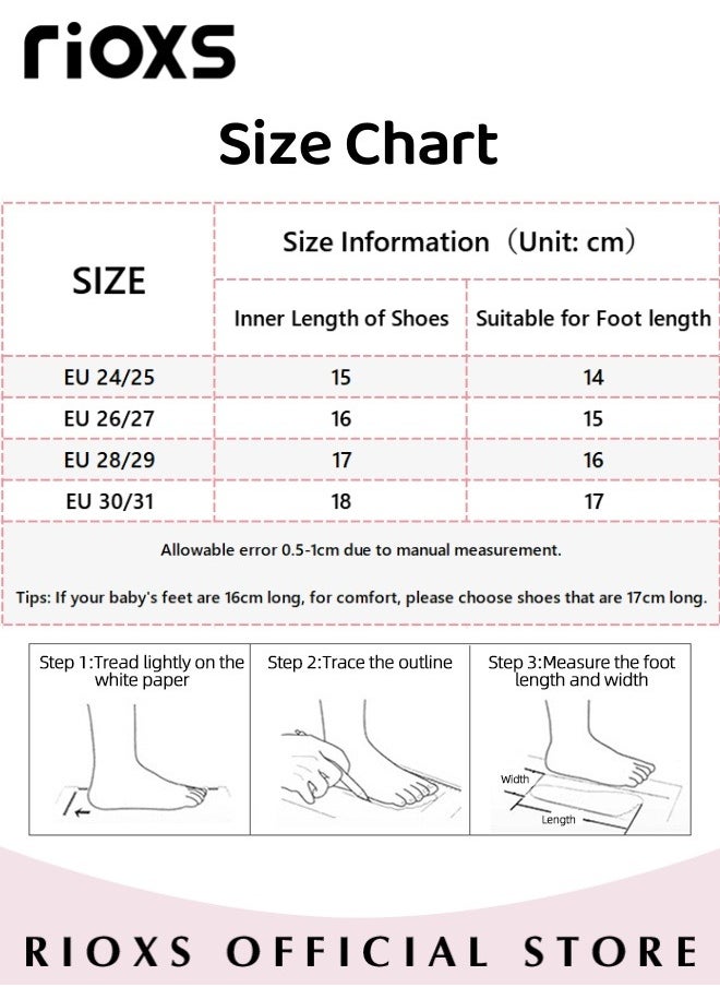 RIOXS - Kids Slippers,Non-Slip Slippers For Toddler Boys Girls,Cute Cartoon Slipper,Comfy Soft Sole Sandal Slippers,Quick Dry Bathroom Slides,Kids Unisex Slippers For Shower Summer Pool Indoor Outdoor Beach Shoes - Image 1