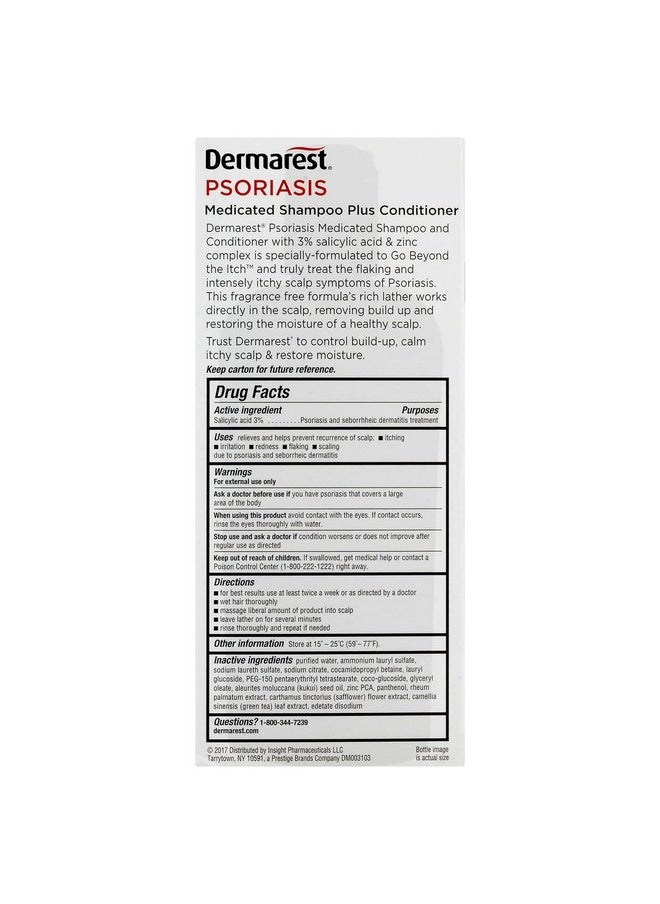 Dermarest Psoriasis Shampoo And Conditioner, 8 Ounces  - Image 2