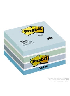 Post It ® Cube, Blue Shades, 450 sheets, 76x76mm 