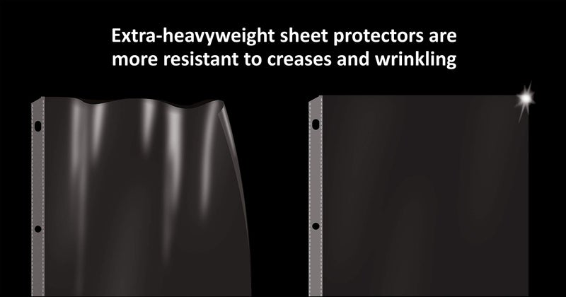 GOLD SEAL 25 Count Diamond Clear Extra Heavyweight Sheet Protectors, 4 mils Strong,8.5 x 11, Top Load, 25 Pack - Image 2