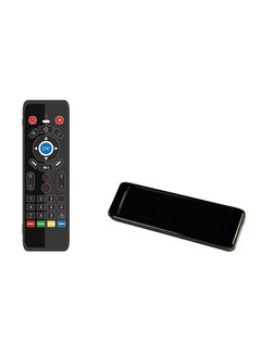 Double Sided Wireless Keyboard Remote Control For Smart TV Black
