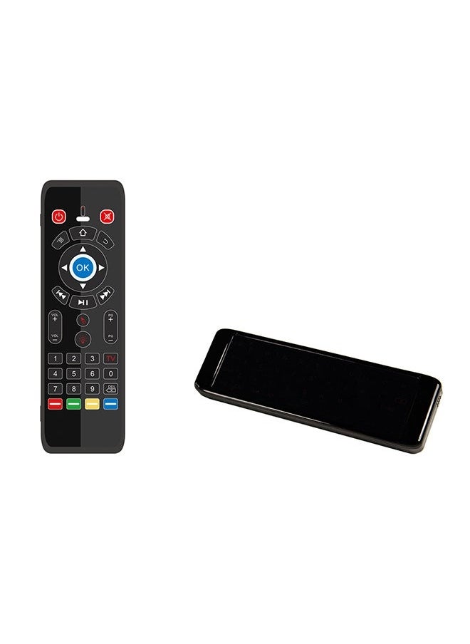 Generic - Double Sided Wireless Keyboard Remote Control For Smart TV Black - Image 1
