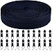 DOITEM 10 Yards Nylon Coil Zipper by The Yards 5 Bulk Zippers for DIY Sewing Craft Bags with Replacement 20PCS Sliders Navy Blue 5 - Image 2