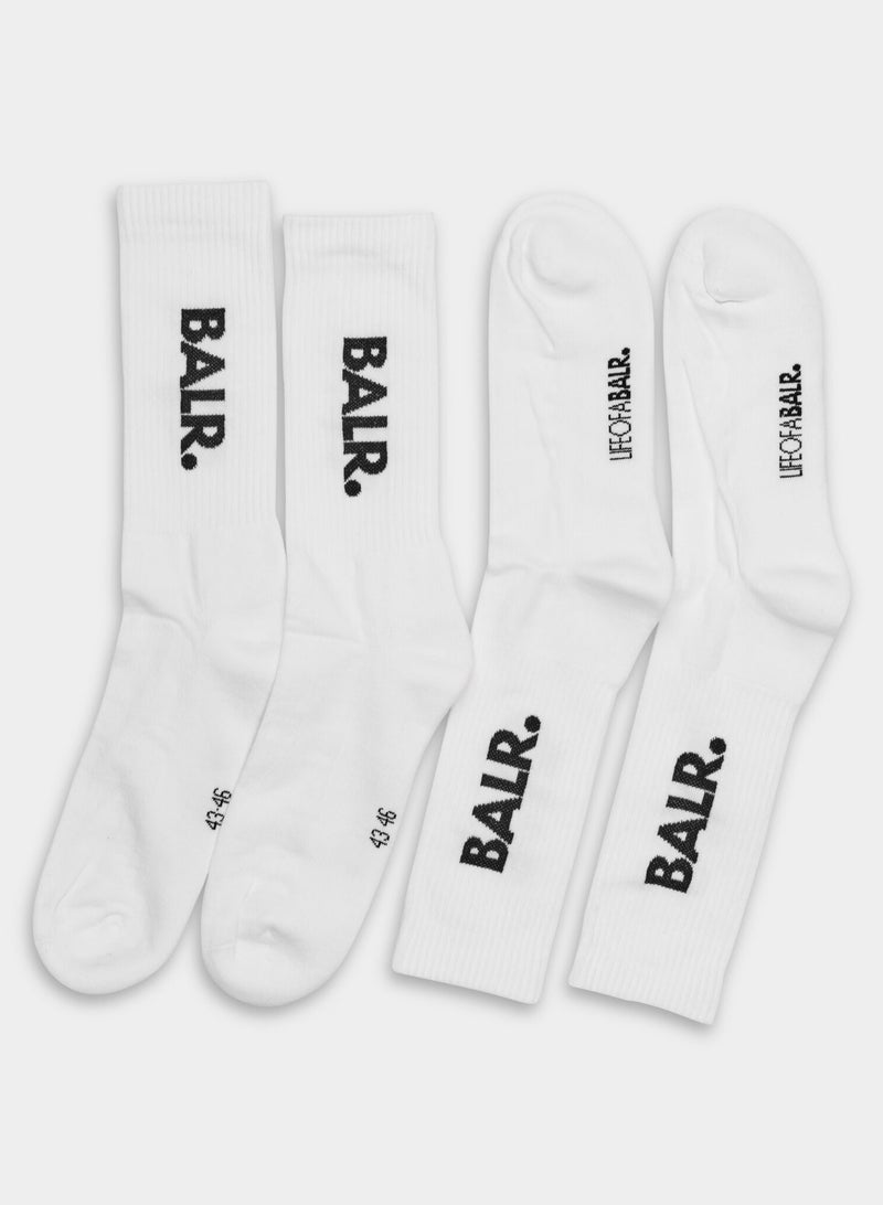 BALR Logo 2-Pack socks - Image 1