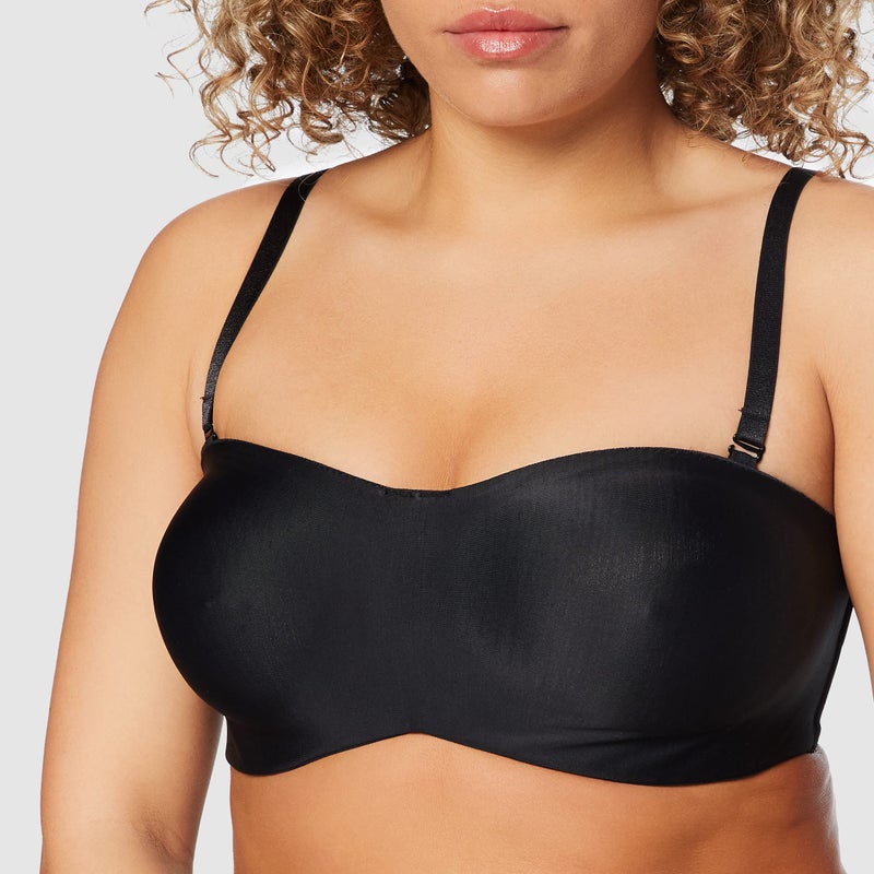 Lilyette by Bali Women's Tailored Strapless Minimzer Bra #939, Black, 34D - Image 3