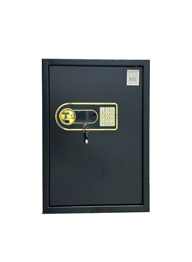 Luxury Fire-Resistant Digital Security Safe With Electronic Number Pad And Lock And Physical  Key 50*35*30 cm - Image 3