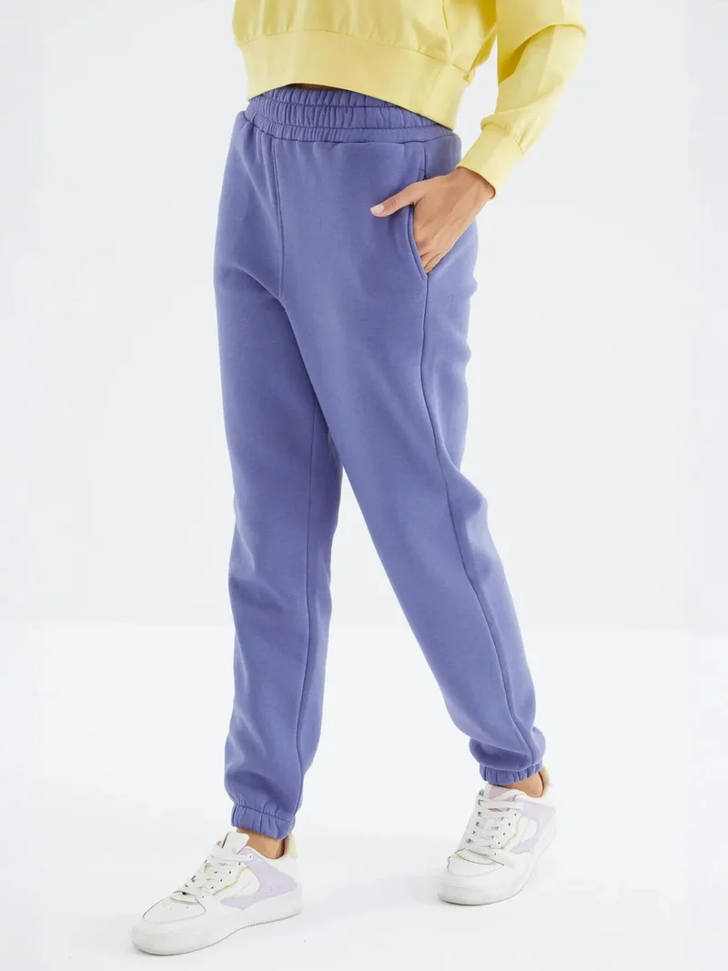 TOMMYLIFE TOMMY Women's High-Waist Fleece Jogger Sweatpants