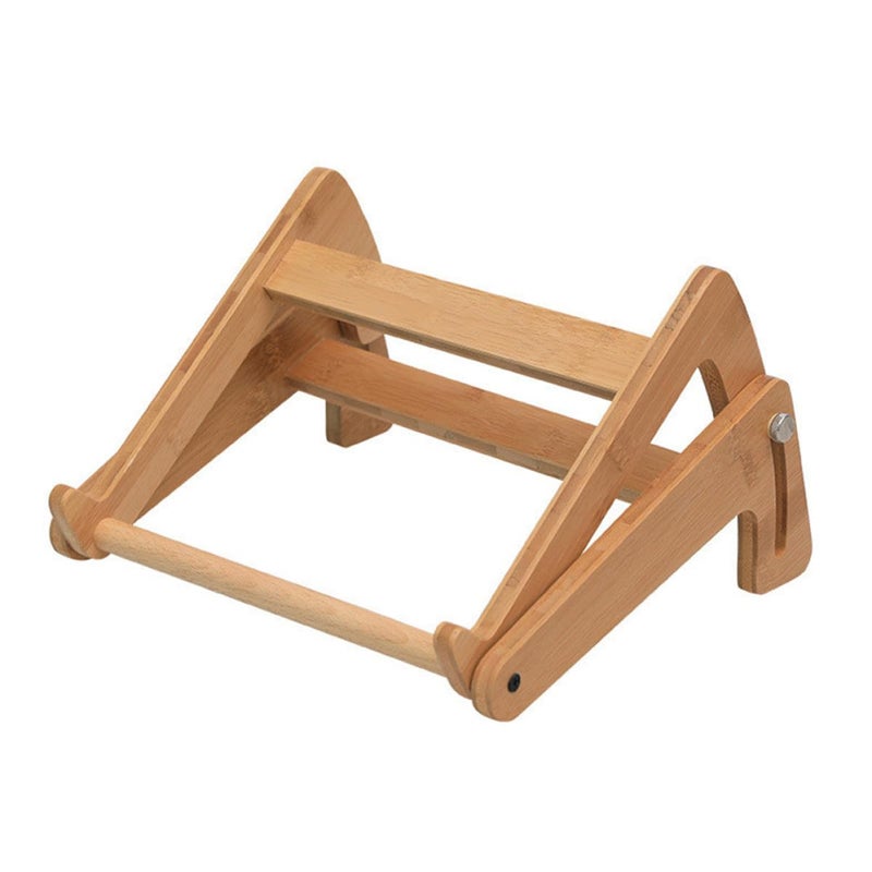 Adjustable Wooden Laptop Stand Portable Holder Ergonomic Support Rack for 13-15.6 Inch Notebooks - Image 2