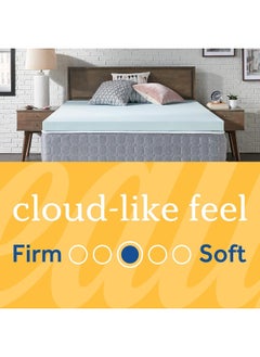 Sealy Sealy Essentials 3" Memory Foam Mattress Topper, Queen, Blue  - Image 2