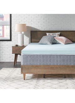 Sealy Sealy Essentials 3" Memory Foam Mattress Topper, Queen, Blue  - Image 1