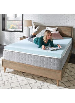 Sealy Sealy Essentials 3" Memory Foam Mattress Topper, Queen, Blue  - Image 5