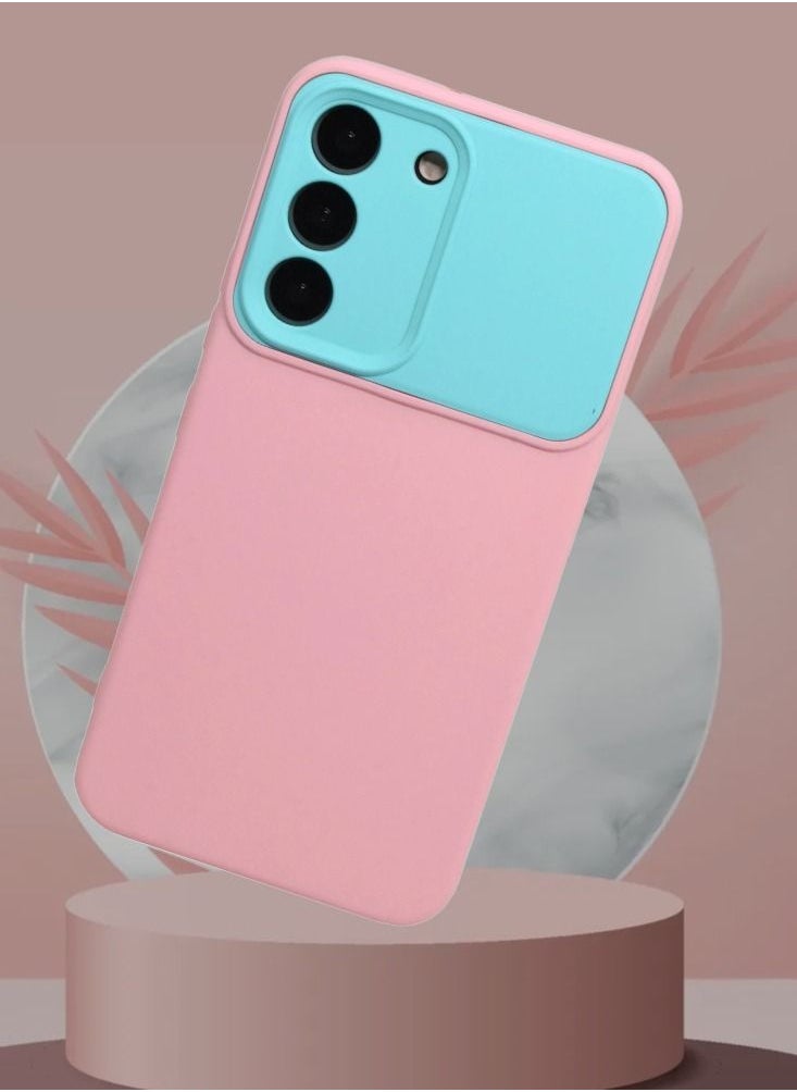 Galaxy S22 Plus Case Luxury Design Camera Protective Silicone Cover with Inside Soft Microfiber Lining Compatible with Samsung Galaxy S22 Plus