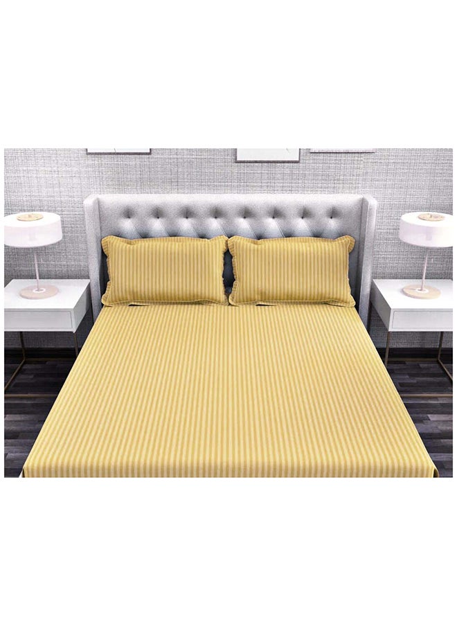 Hotel Collection HOTEL COLLECTION Brown King Flat Sheet with 2 Pillow Cases 240x280 cm  - Image 1