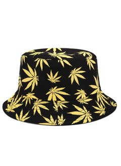 Generic Double face Foldable sun Cotton unisex bucket travel hat  - Image 1