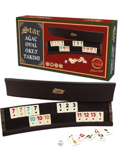 Güneş Avm Alsepeteavm Tree Oval Okey Set  - Image 1