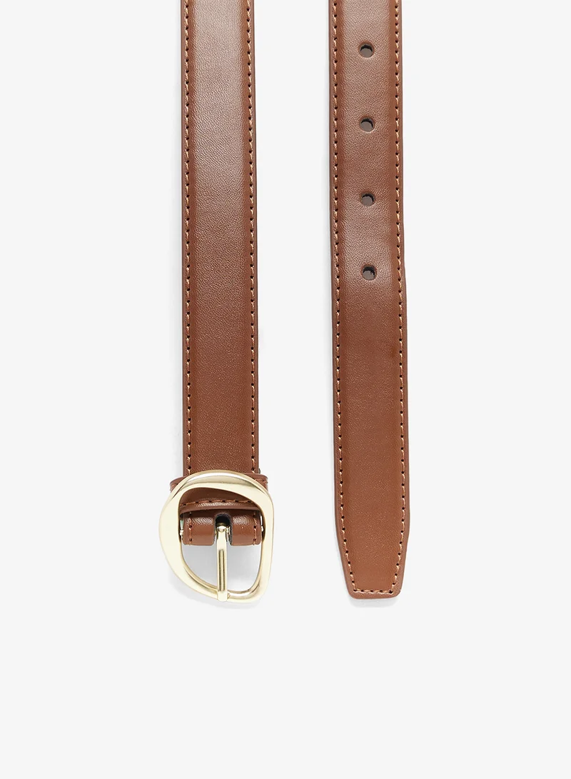 ELLA Snakeprint Slim Belt