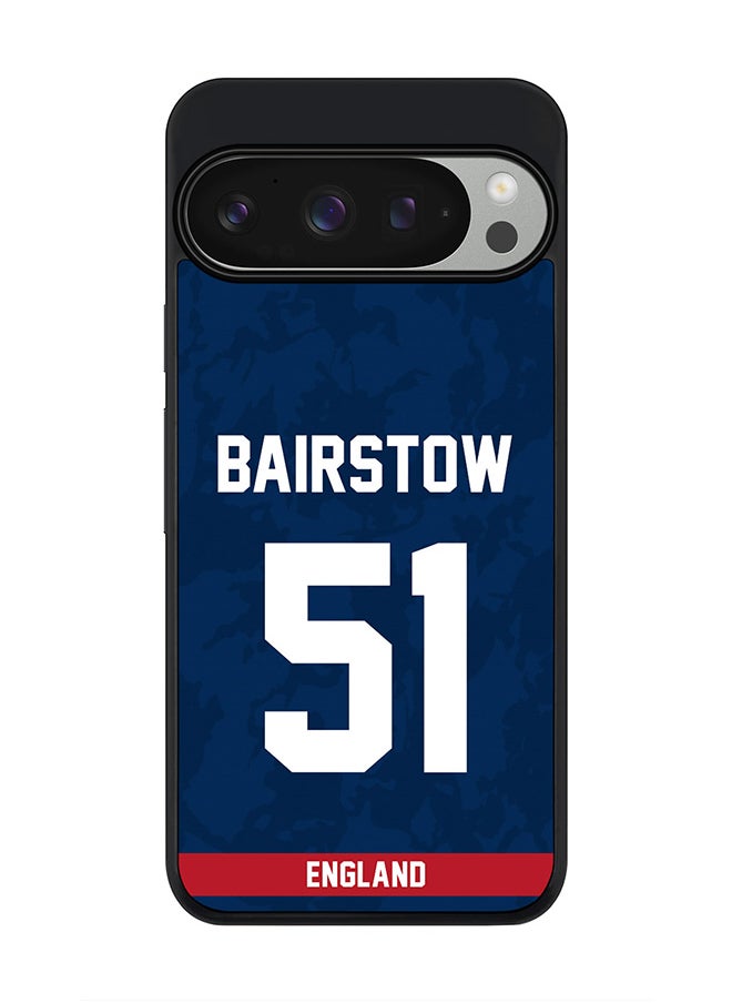 Stylizedd For Google Pixel 9 Pro Case,Slim fit Camera Protection, Shockproof Thin Phone cover - England Jonny Bairstow, Jersey No 51  - Image 1