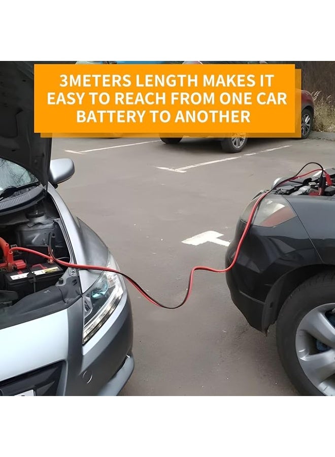 Professional 2000AMP Heavy Duty Battery Booster Cables - High Power Jumper Leads with Built-in Current Protector - Emergency Roadside Starter for Petrol, Diesel, and Large Trucks. - Image 2