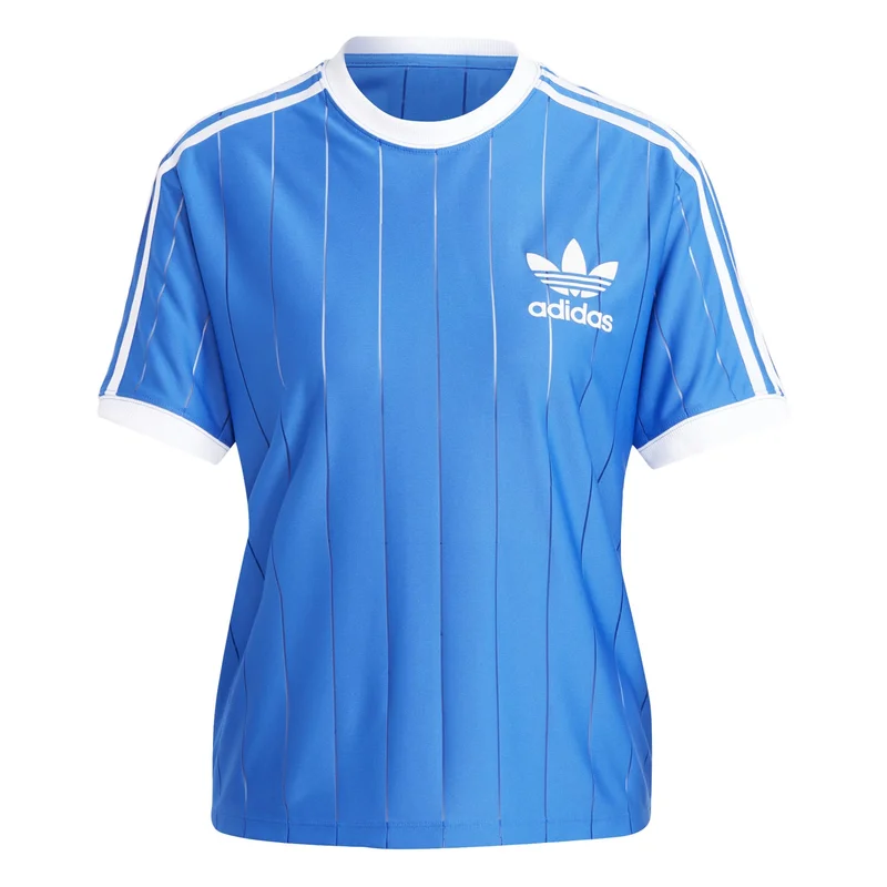 adidas تيشيرت نسائي 3 S PNST TEE أزرق أوريجينالز