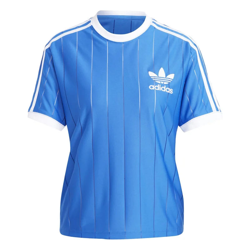adidas تيشيرت نسائي 3 S PNST TEE أزرق أوريجينالز