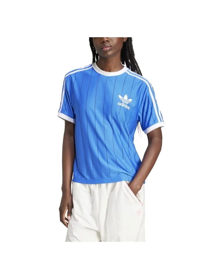 adidas تيشيرت نسائي 3 S PNST TEE أزرق أوريجينالز
