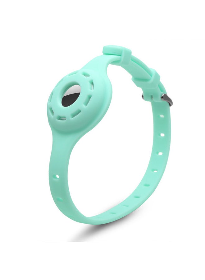 Generic - Suitable For Apple Airtag Shell Silicone Dog Collar Adjustable Airtag Collar Pet Anti-lost Device Protective Cover-Color:Luminous Blue-Applicable Model:Large Size: 535*40 * 10mm - Image 1